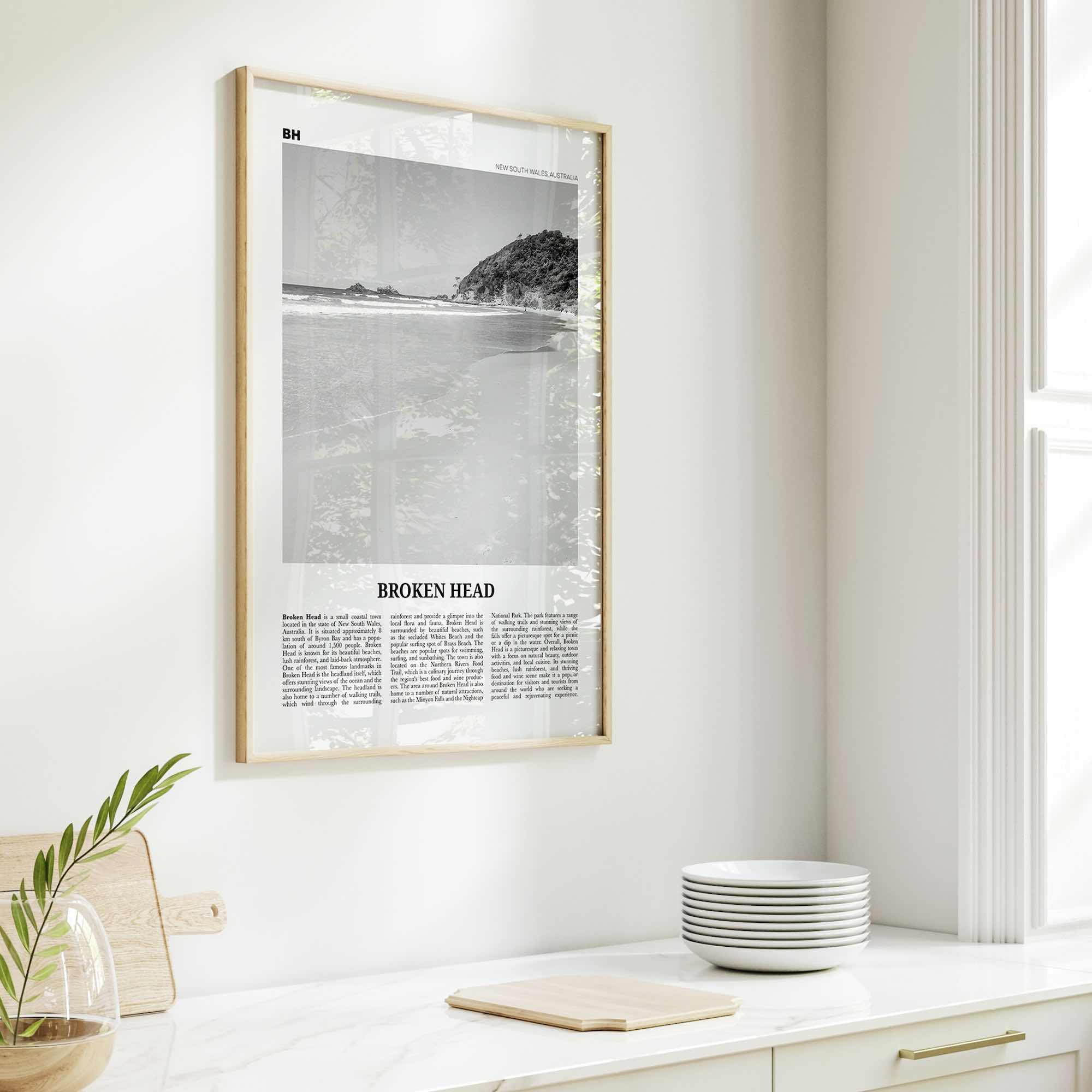 Broken Head Print Black and White, Broken Head Wall Art, Broken Head Poster, Broken Head Photo, Broken Head Wall Décor, Broken Head Map,