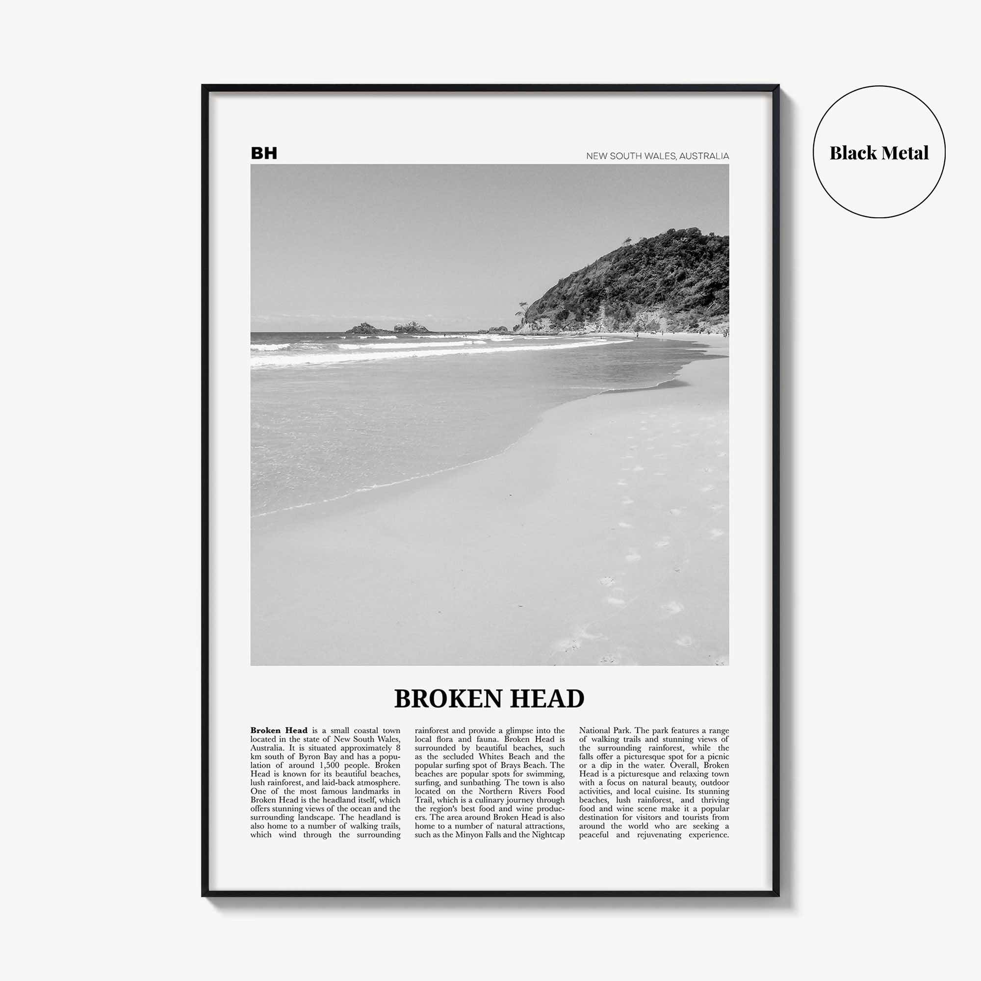 Broken Head Print Black and White, Broken Head Wall Art, Broken Head Poster, Broken Head Photo, Broken Head Wall Décor, Broken Head Map,