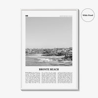 Bronte Beach Print Black and White, Bronte Beach Wall Art, Bronte Beach Poster, Bronte Beach Photo, Bronte Beach Décor, Sydney, Australia