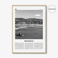 Brookings Print Black and White, Brookings Wall Art, Brookings Poster, Brookings Photo, Brookings Wall Décor, Brookings Map, Oregon, USA