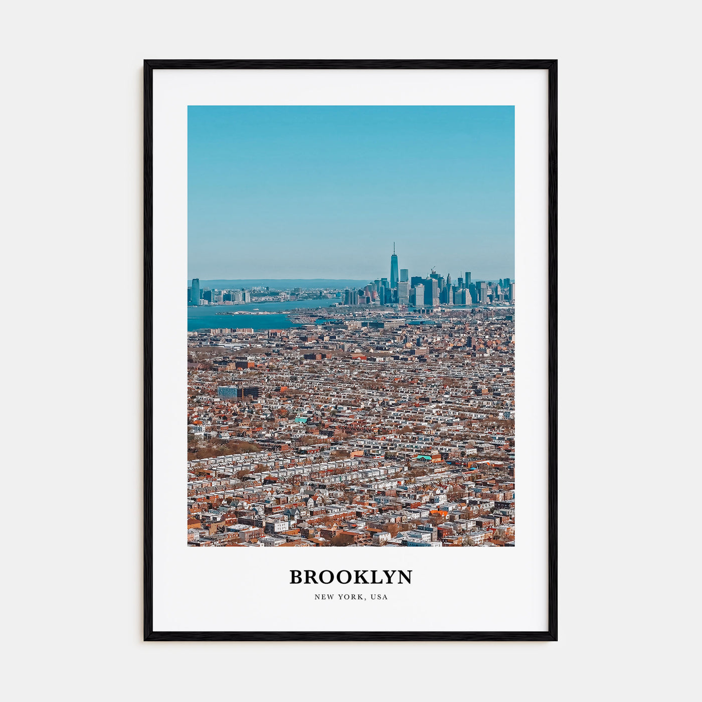 Brooklyn Portrait Color No 2 Poster