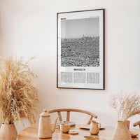 Brooklyn Print Black and White No 3, Brooklyn Wall Art, Brooklyn Poster, Brooklyn Photo, New York, USA, United States, North America