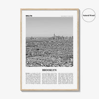 Brooklyn Print Black and White No 3, Brooklyn Wall Art, Brooklyn Poster, Brooklyn Photo, New York, USA, United States, North America