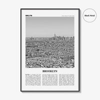 Brooklyn Print Black and White No 3, Brooklyn Wall Art, Brooklyn Poster, Brooklyn Photo, New York, USA, United States, North America
