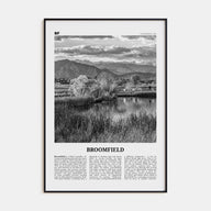 Broomfield Travel B&W Poster