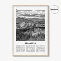 Broomfield Print Black and White, Broomfield Wall Art, Broomfield Poster, Broomfield Photo, Broomfield Wall Décor, Colorado, USA