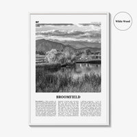 Broomfield Print Black and White, Broomfield Wall Art, Broomfield Poster, Broomfield Photo, Broomfield Wall Décor, Colorado, USA