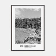 Bruce Peninsula Portrait B&W Poster