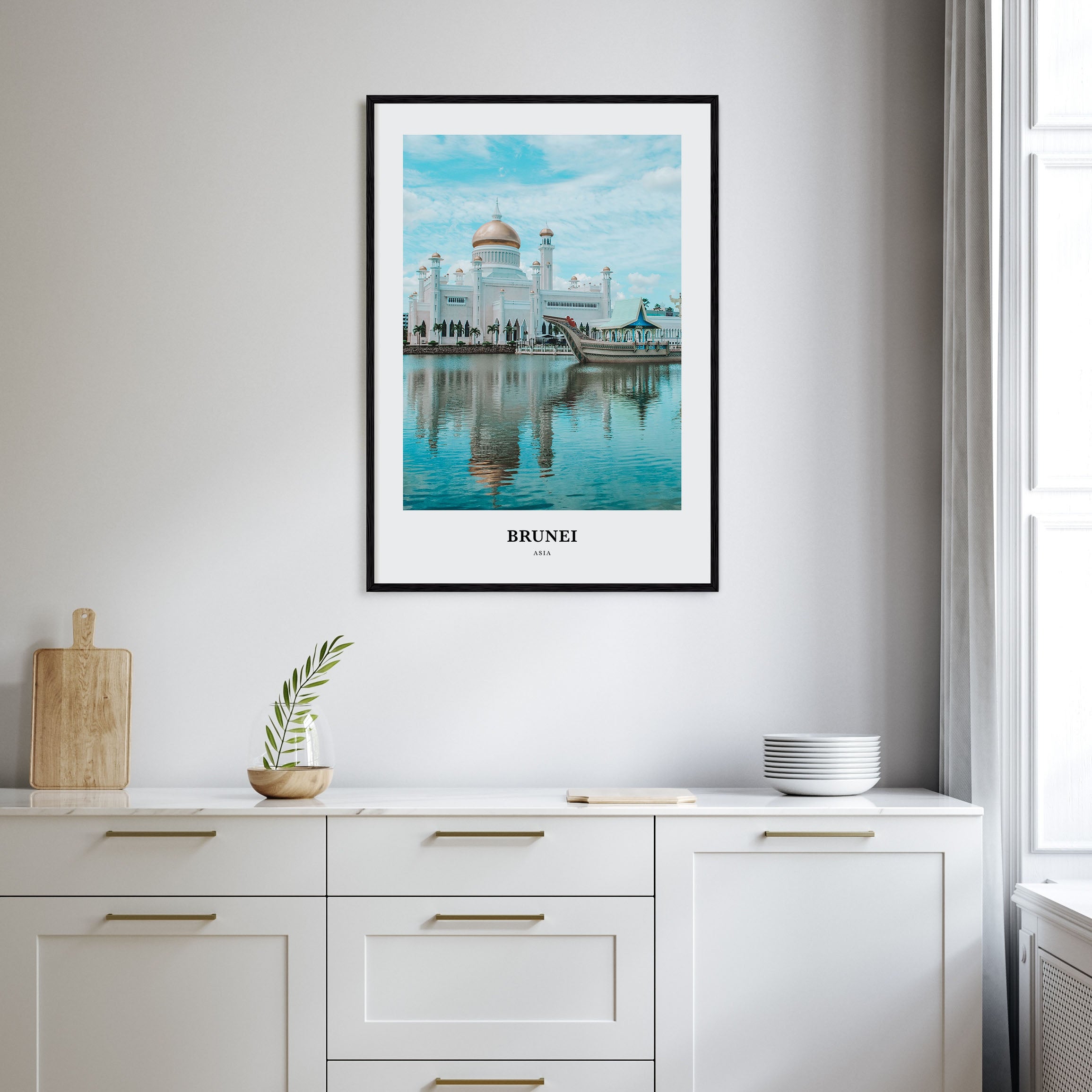 Brunei Portrait Color Poster