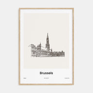 Brussels Drawn Poster