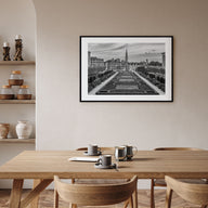 Brussels Landscape B&W Poster
