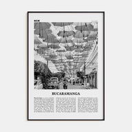 Bucaramanga Travel B&W Poster