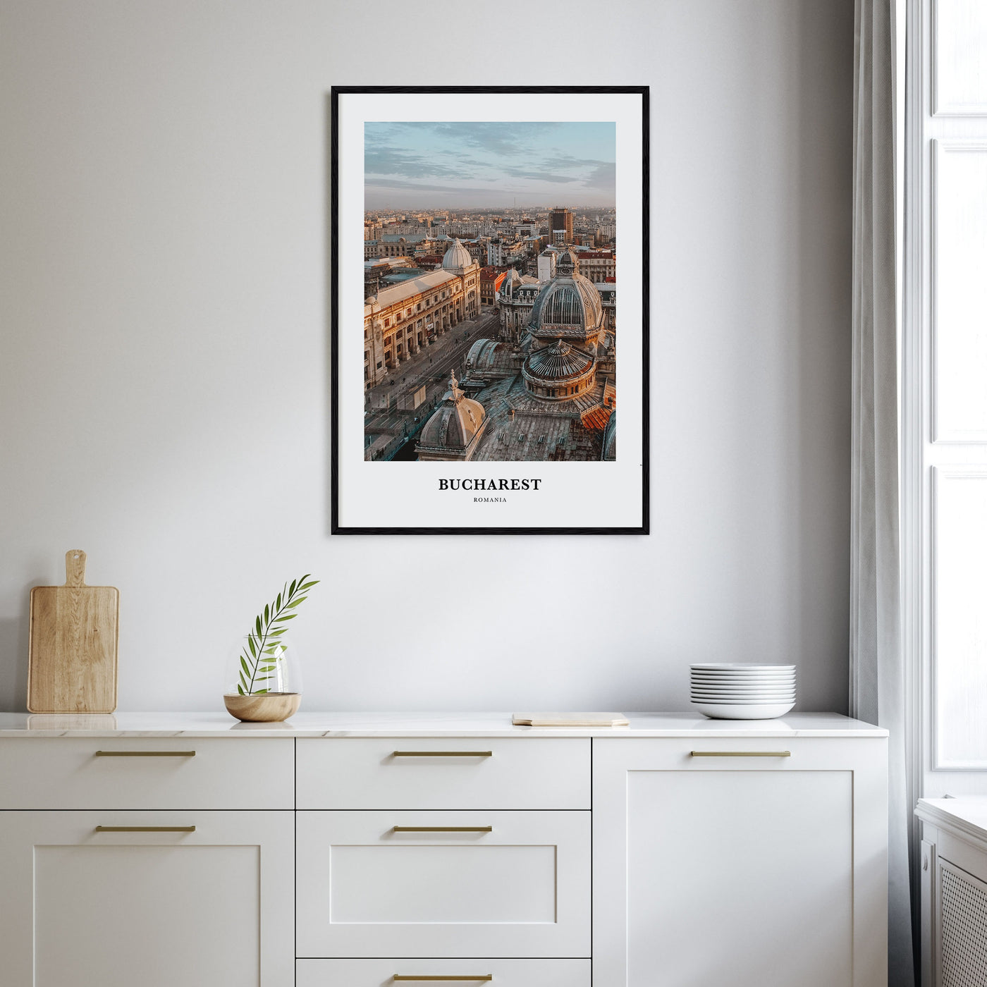 Bucharest Portrait Color No 2 Poster