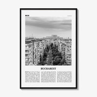Bucharest Print Black and White No 1, Bucharest Wall Art, Bucharest Poster, Bucharest Photo, Bucharest Wall Décor, Romania, București