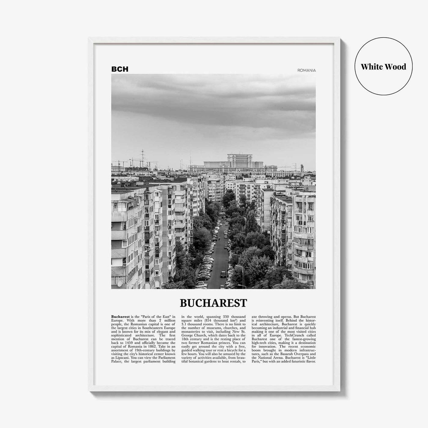 Bucharest Print Black and White No 1, Bucharest Wall Art, Bucharest Poster, Bucharest Photo, Bucharest Wall Décor, Romania, București