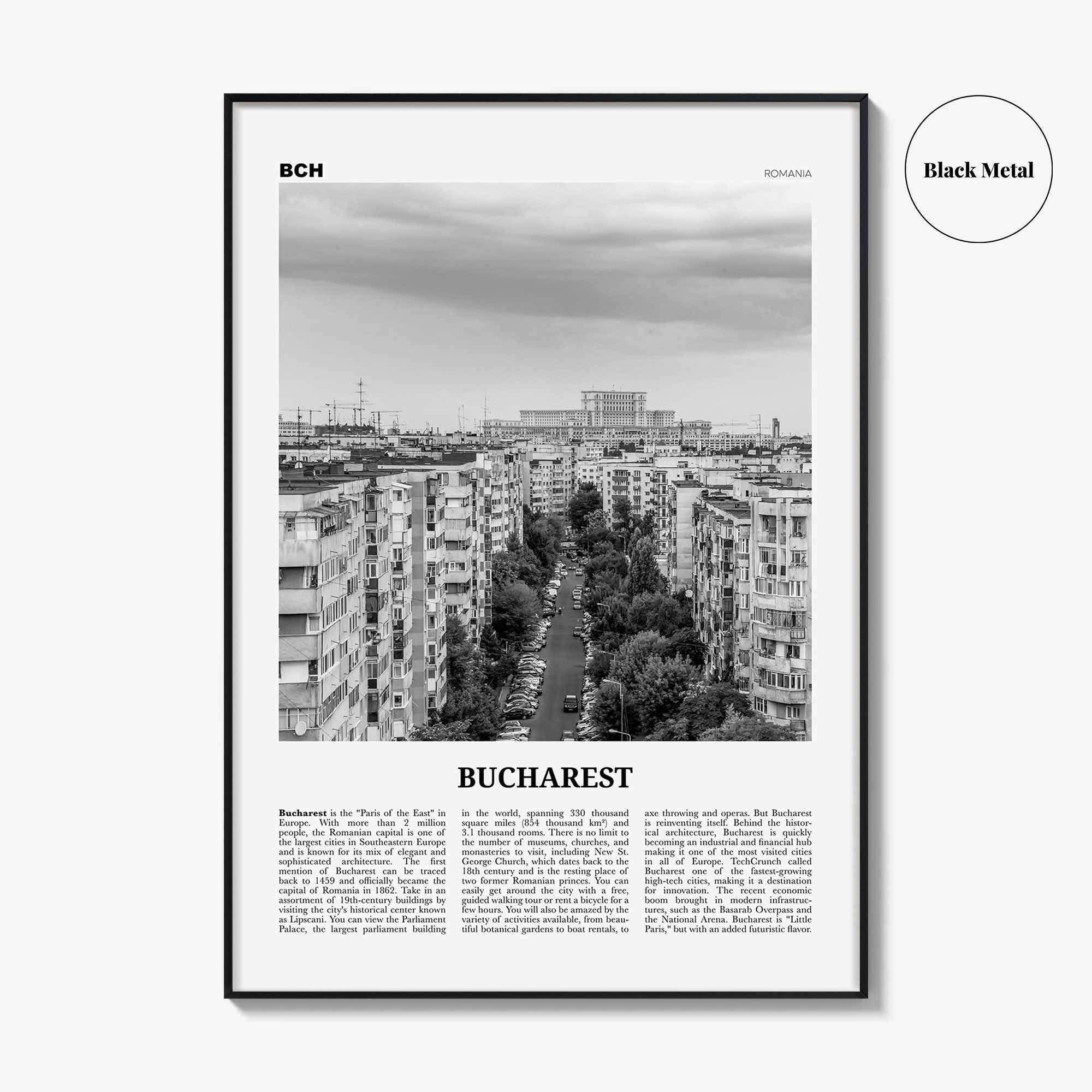 Bucharest Print Black and White No 1, Bucharest Wall Art, Bucharest Poster, Bucharest Photo, Bucharest Wall Décor, Romania, București