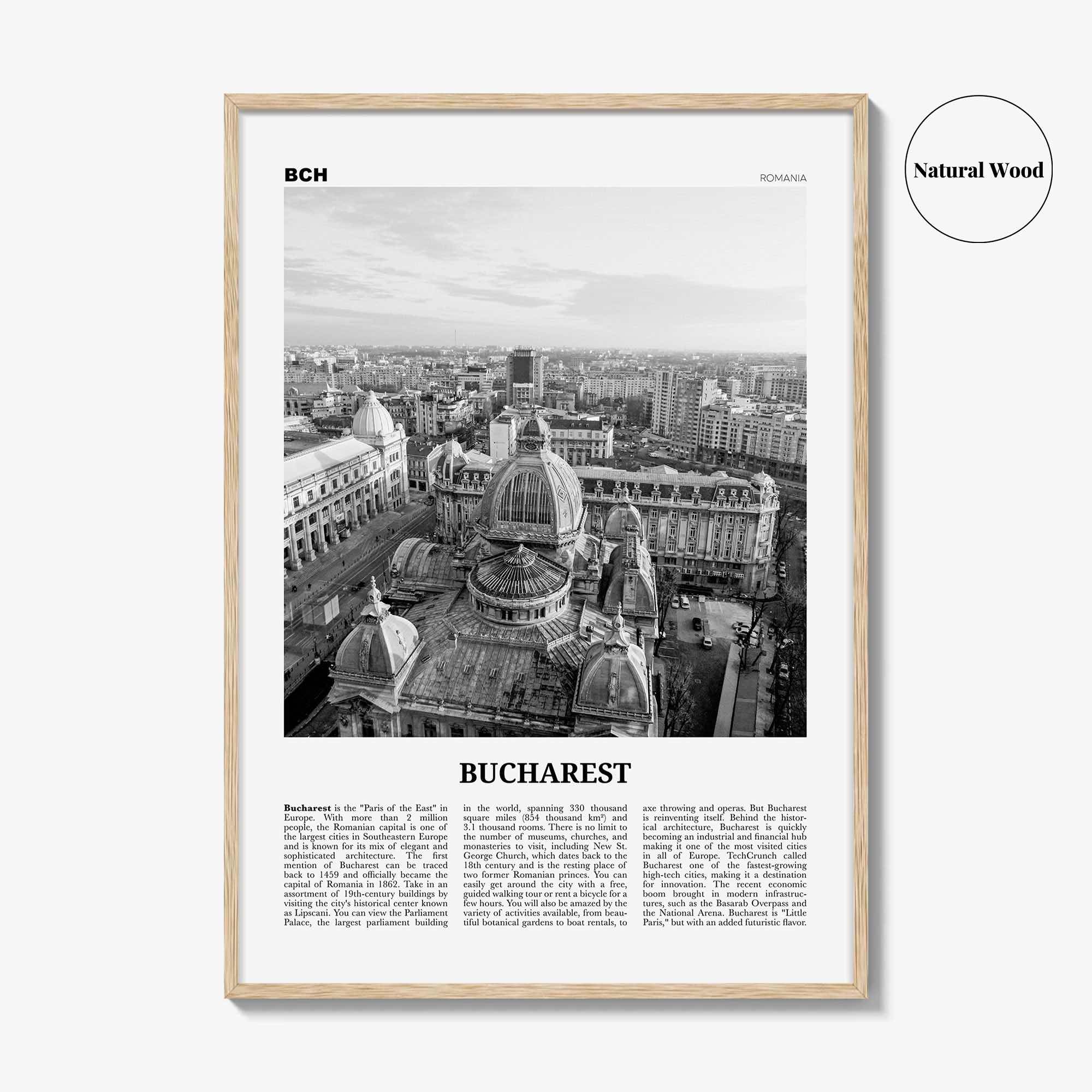 Bucharest Print Black and White No 2, Bucharest Wall Art, Bucharest Poster, Bucharest Photo, Bucharest Décor, Romania, București, România