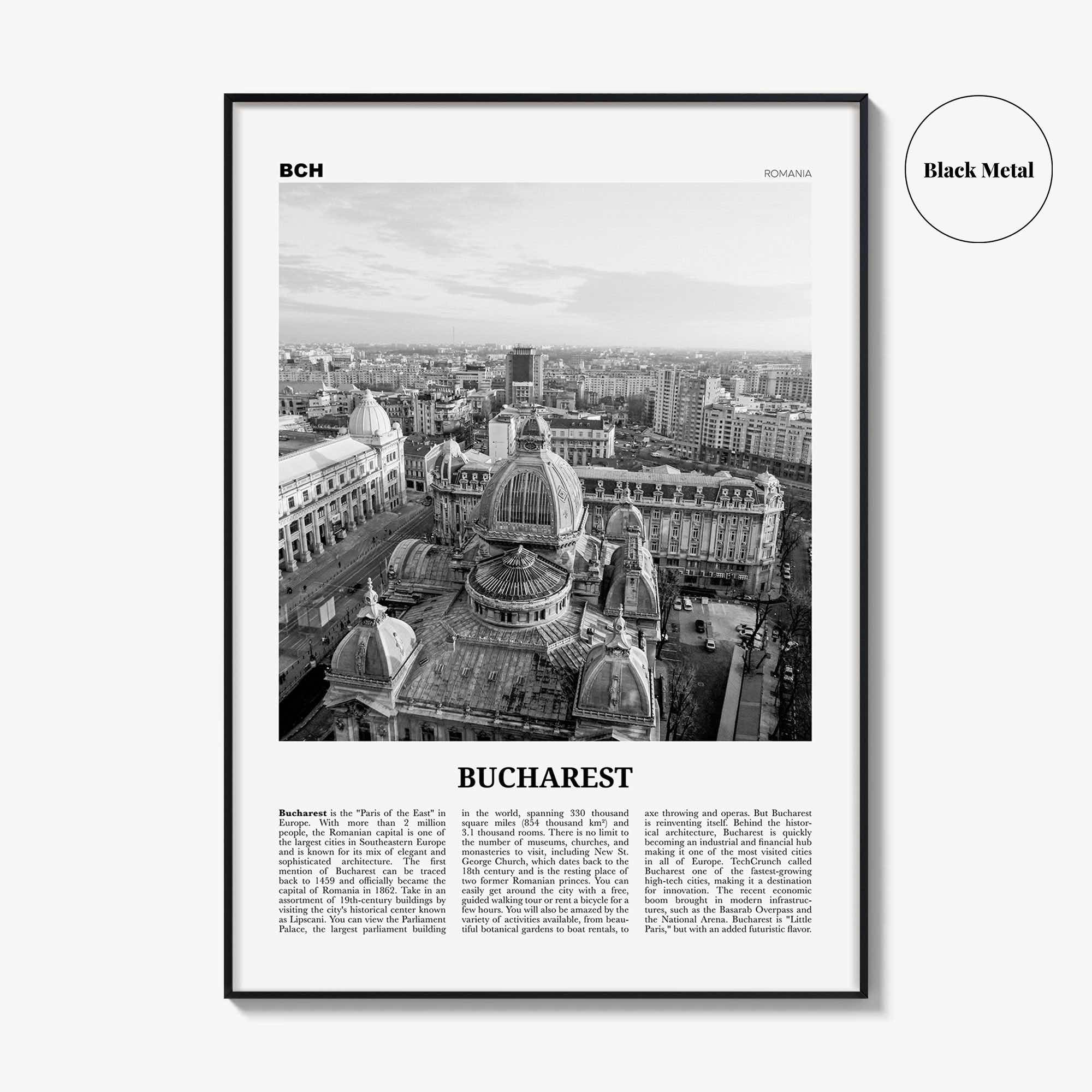 Bucharest Print Black and White No 2, Bucharest Wall Art, Bucharest Poster, Bucharest Photo, Bucharest Décor, Romania, București, România