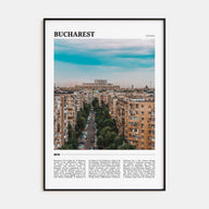 Bucharest Travel Color No 1 Poster