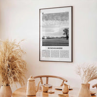 Buckinghamshire Print Black and White, Buckinghamshire Wall Art, Buckinghamshire Poster, Buckinghamshire Photo, Buckinghamshire Map, England
