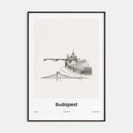 Budapest Drawn Poster