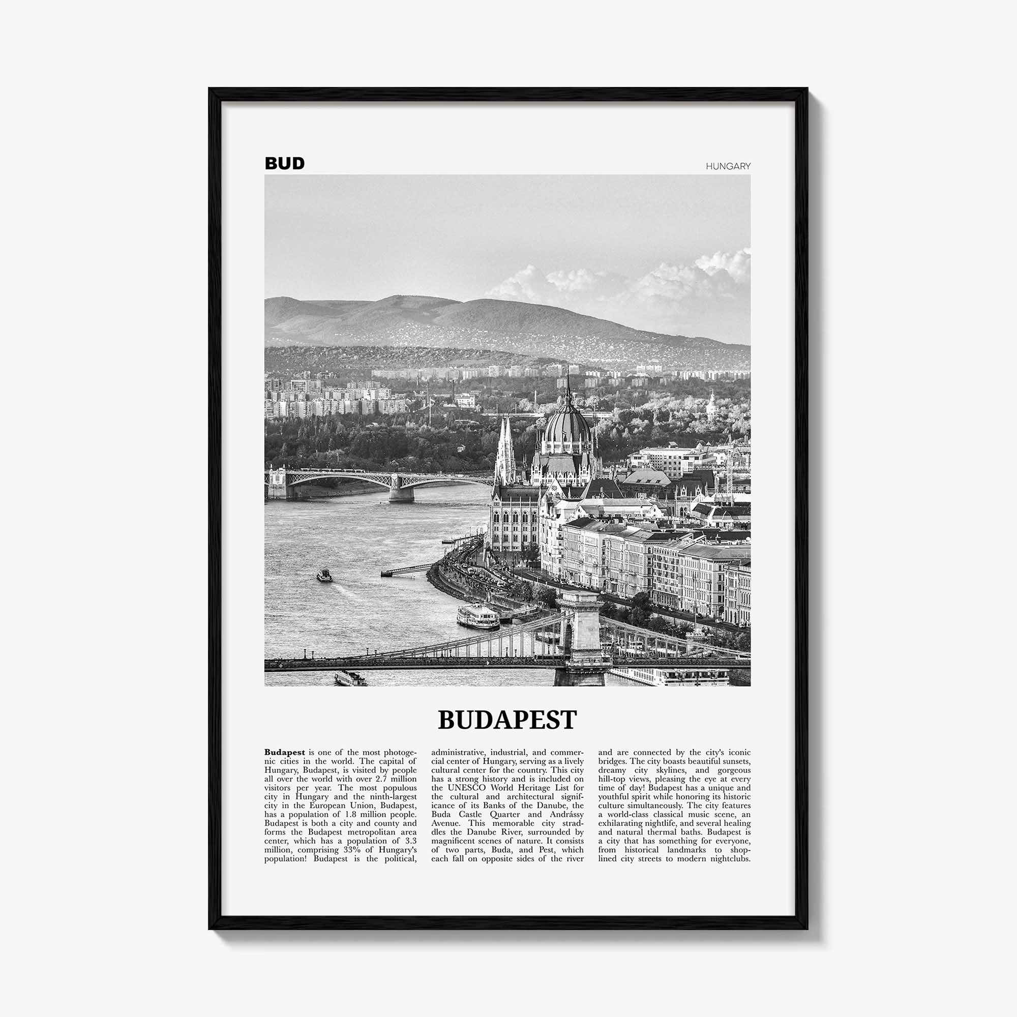Budapest Print Black and White, Budapest Wall Art, Budapest Poster, Budapest Photo, Budapest Wall Decor, Hungary, Magyarország, Europe