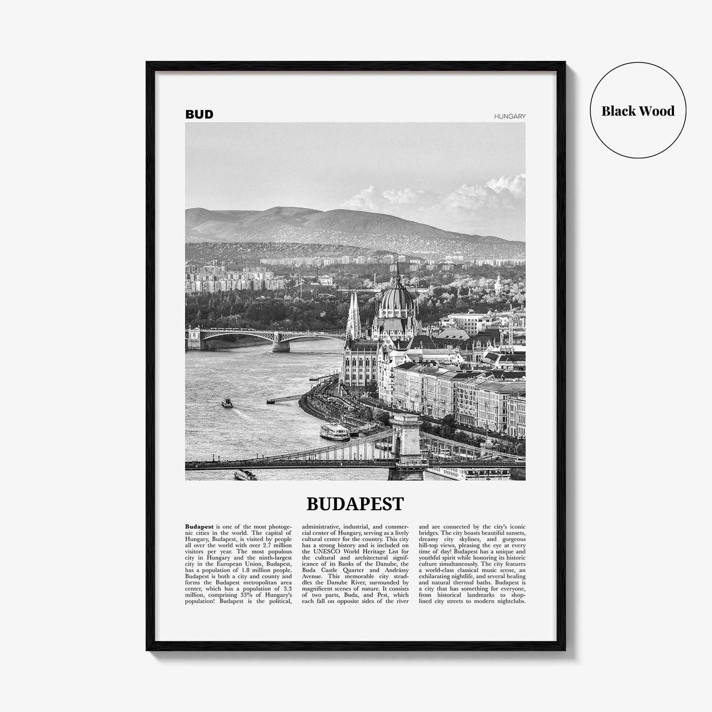 Budapest Print Black and White, Budapest Wall Art, Budapest Poster, Budapest Photo, Budapest Wall Decor, Hungary, Magyarország, Europe