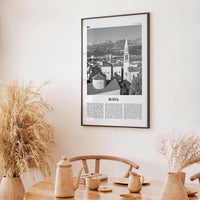 Budva Print Black and White, Budva Wall Art, Budva Poster, Budva Photo, Budva Wall Décor, Будва, Montenegro, Adriatic Sea, Europe