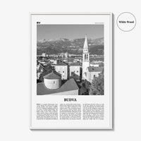 Budva Print Black and White, Budva Wall Art, Budva Poster, Budva Photo, Budva Wall Décor, Будва, Montenegro, Adriatic Sea, Europe