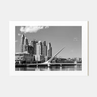 Buenos Aires Landscape B&W Poster