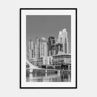 Buenos Aires Photo B&W No 2 Poster
