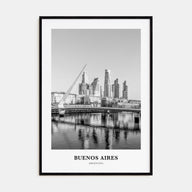 Buenos Aires Portrait B&W No 1 Poster