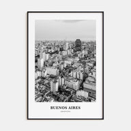 Buenos Aires Portrait B&W No 2 Poster