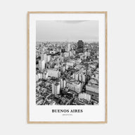 Buenos Aires Portrait B&W No 2 Poster