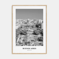 Buenos Aires Portrait B&W No 3 Poster