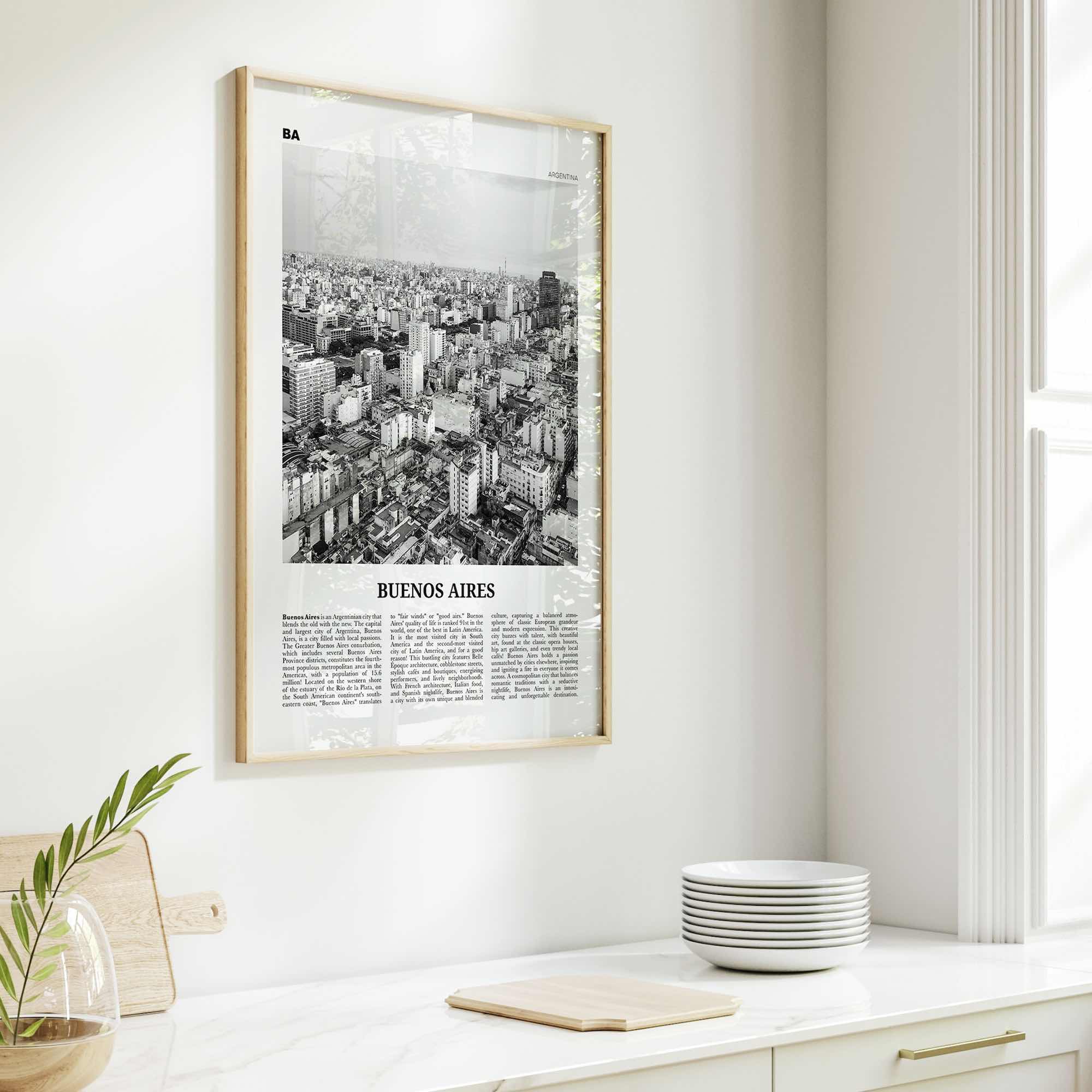 Buenos Aires Print Black and White No 1, Buenos Aires Wall Art, Buenos Aires Poster, Buenos Aires Photo, Argentina, South America