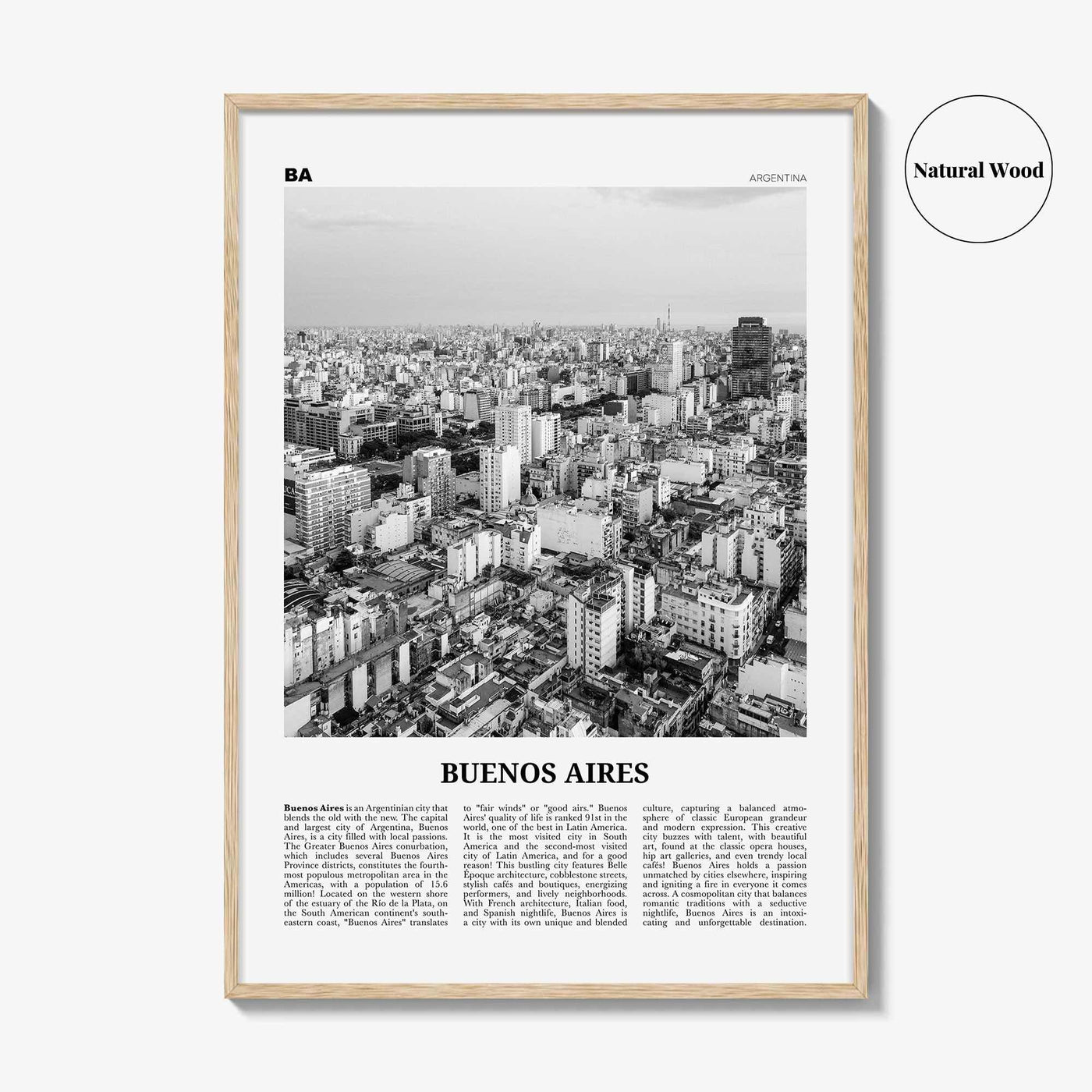 Buenos Aires Print Black and White No 1, Buenos Aires Wall Art, Buenos Aires Poster, Buenos Aires Photo, Argentina, South America