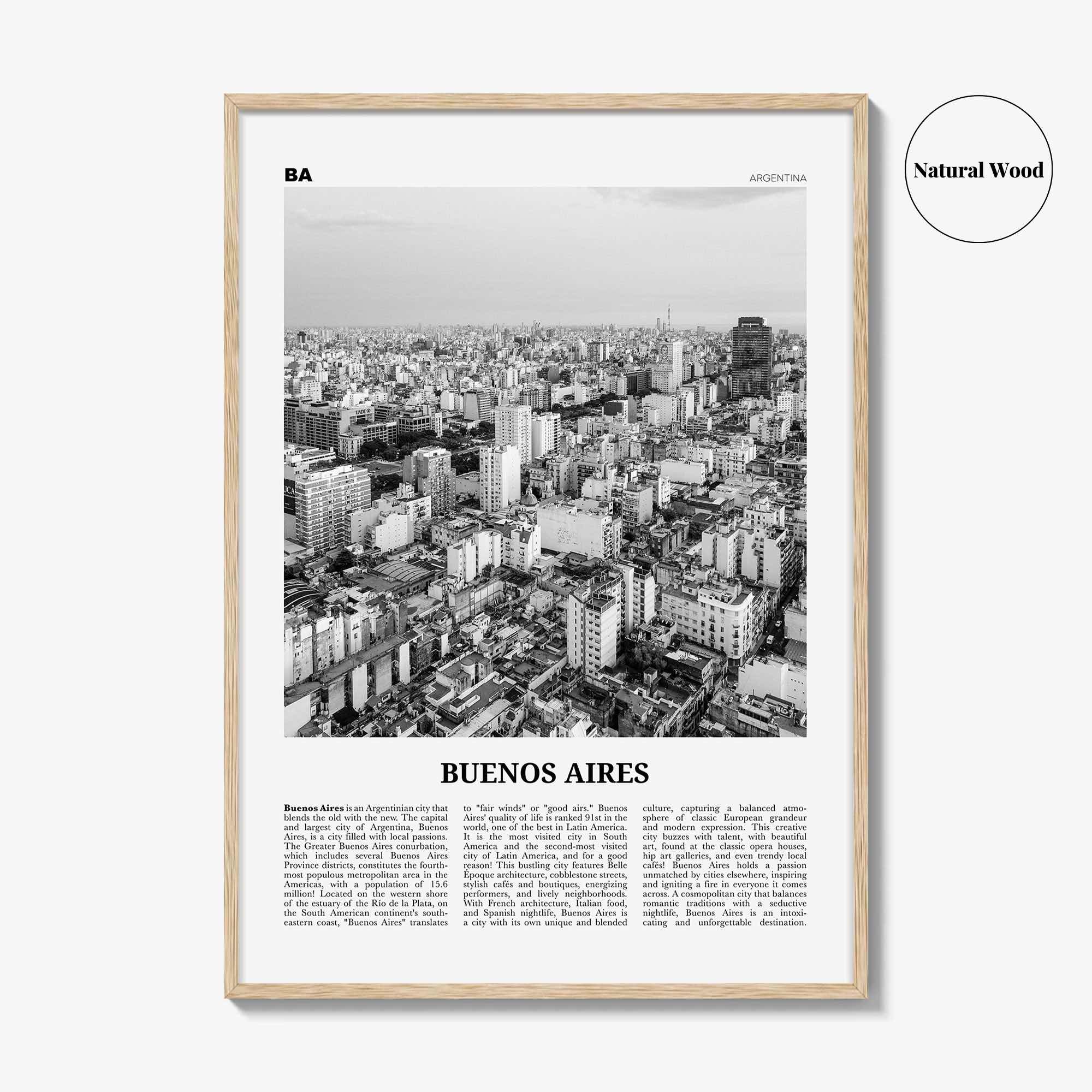 Buenos Aires Print Black and White No 1, Buenos Aires Wall Art, Buenos Aires Poster, Buenos Aires Photo, Argentina, South America