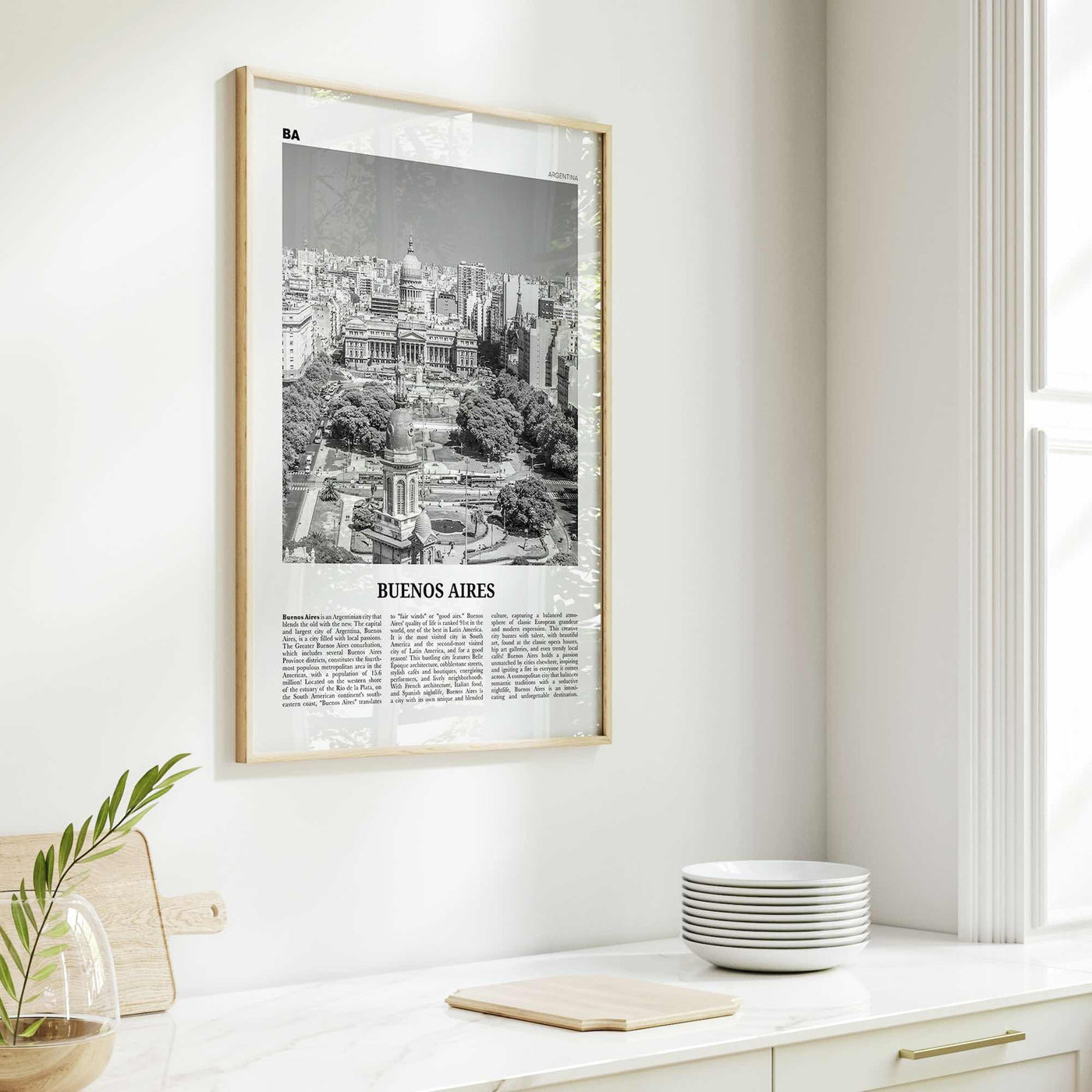 Buenos Aires Print Black and White No 2, Buenos Aires Wall Art, Buenos Aires Poster, Buenos Aires Photo, Argentina, South America