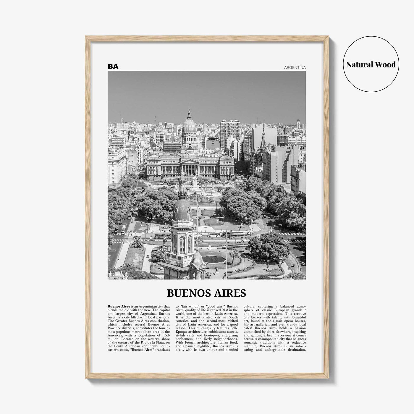 Buenos Aires Print Black and White No 2, Buenos Aires Wall Art, Buenos Aires Poster, Buenos Aires Photo, Argentina, South America