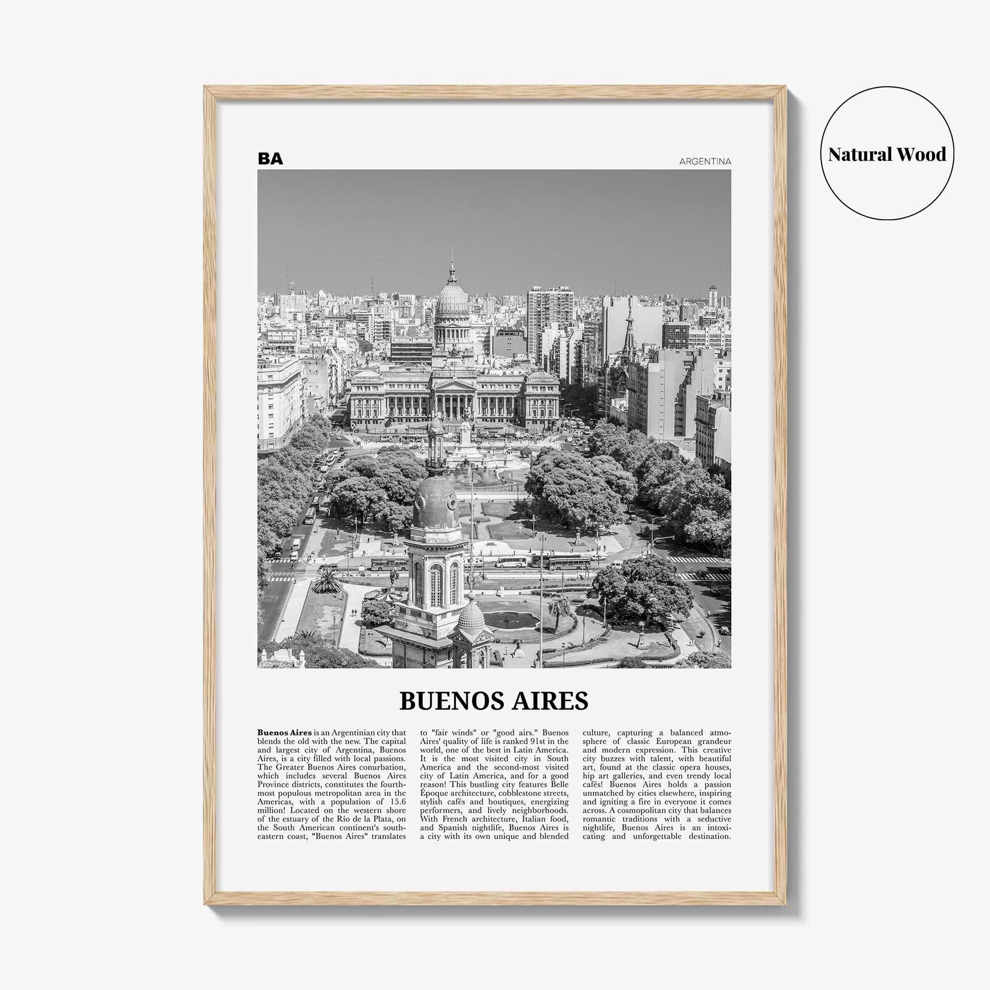 Buenos Aires Print Black and White No 2, Buenos Aires Wall Art, Buenos Aires Poster, Buenos Aires Photo, Argentina, South America