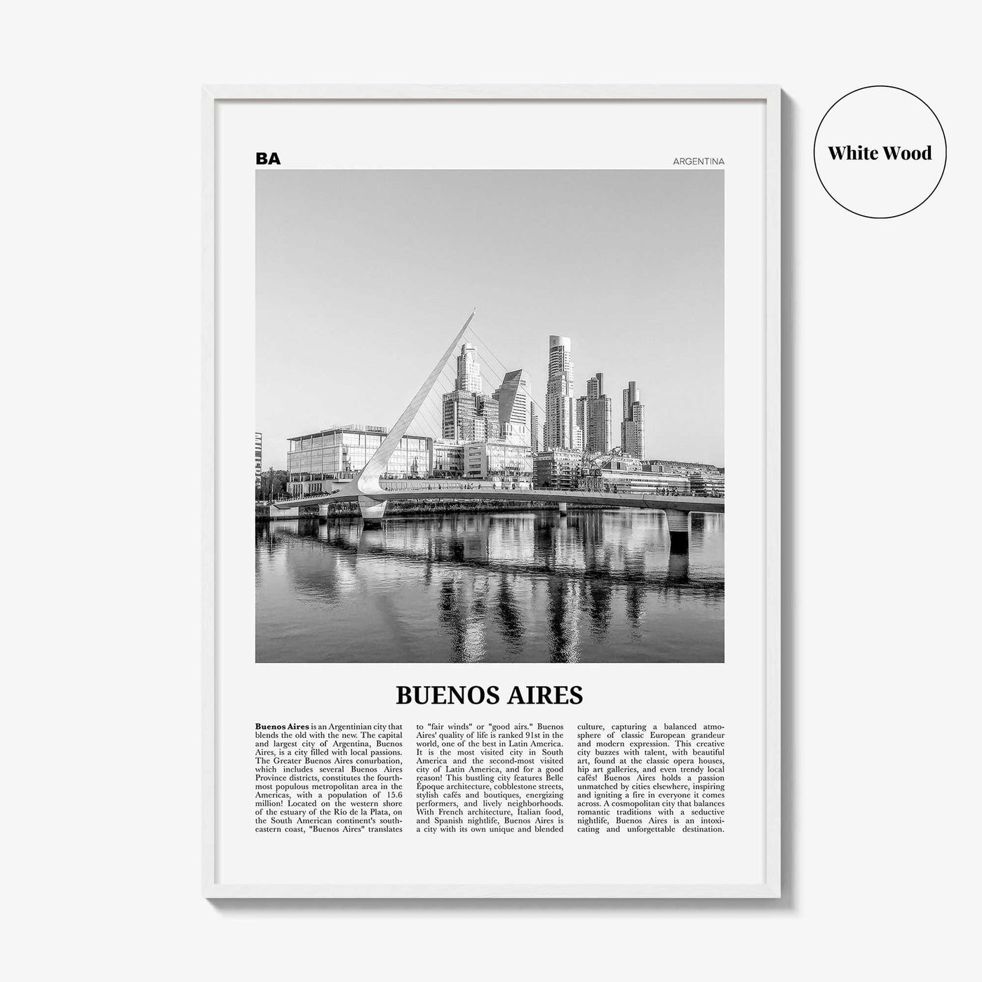 Buenos Aires Print Black and White No 3, Buenos Aires Wall Art, Buenos Aires Poster, Buenos Aires Photo, Argentina, South America