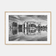 Buffalo Landscape B&W Poster