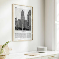 Buffalo Print Black and White No 1, Buffalo Wall Art, Buffalo Poster, Buffalo Photo, Buffalo Decor, New York, USA, United States, America