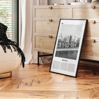 Buffalo Print Black and White No 2, Buffalo Wall Art, Buffalo Poster, Buffalo Photo, Buffalo Decor, New York, USA, United States, America