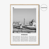 Bukhara Print Black and White, Bukhara Wall Art, Bukhara Poster, Bukhara Photo, Bukhara Wall Décor, Bukhara Map, Uzbekistan