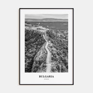 Bulgaria Portrait B&W Poster