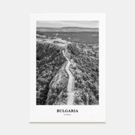 Bulgaria Portrait B&W Poster