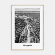 Bulgaria Portrait B&W Poster