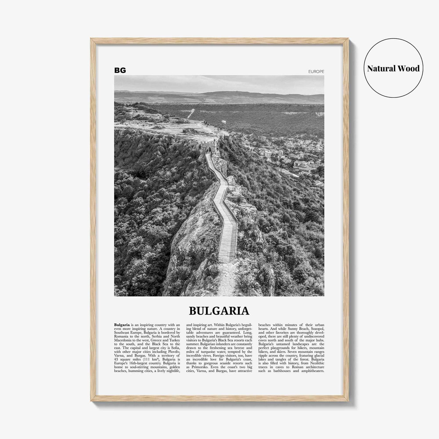 Bulgaria Print Black and White, Bulgaria Wall Art, Bulgaria Poster, Bulgaria Photo, България, Bǎlgariya, Balgariya, Sofia, Balkan, Europe